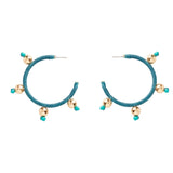 Pichulik Ouroboros Earrings Teal