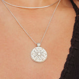 Spirit Of Sun Necklace Silver