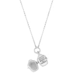 Divinely protected locket Necklace in silver by Loft & Daughter