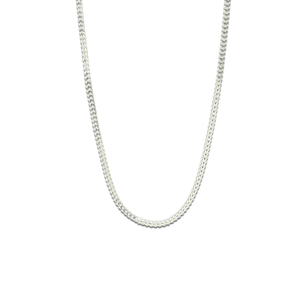 Franco Chain Necklace Silver