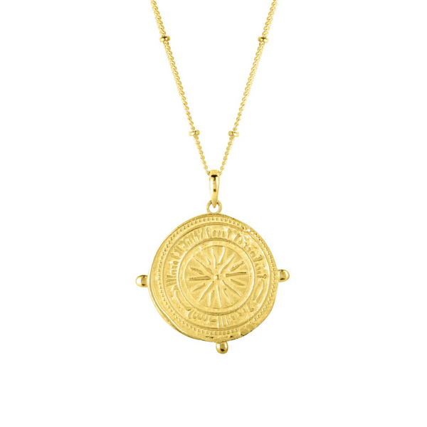 Divine Compass Necklace by Loft & Daughter