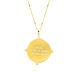  Loft & Daughter Gold Divine Compass Necklace