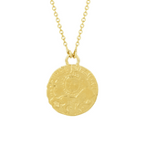 Relic Gold Veremeil Coin Necklace designed by Loft & Daughter