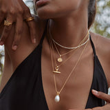 Loft & Daughter Secret T-Bar Amulet Necklace