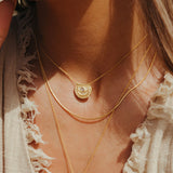 Snake Chain Necklace Gold