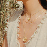 Snake Chain Necklace Gold