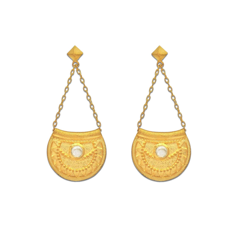 Spirit Of Moon Earrings Gold