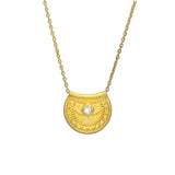 Spirit Of Moon Necklace Gold