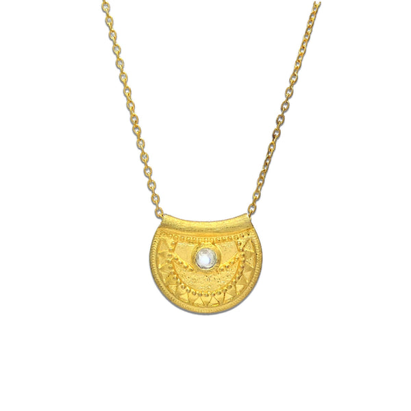 Spirit Of Moon Necklace Gold