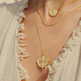 Spirit Of Moon Necklace Gold