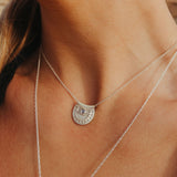 Spirit Of Moon Necklace Silver