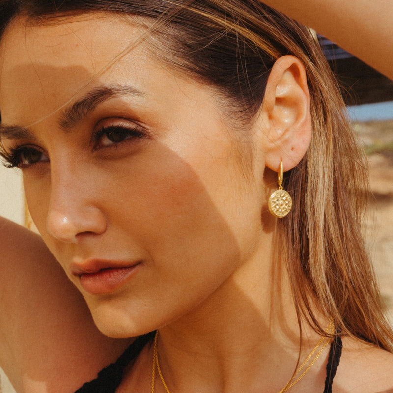 Spirit Of Sun Earrings Gold