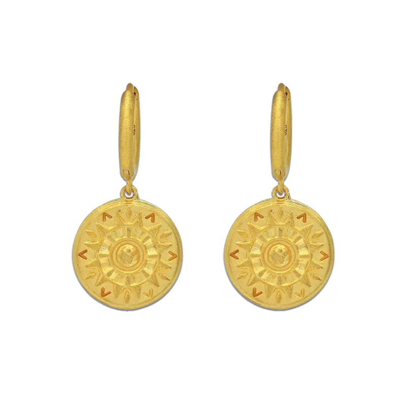 Spirit Of Sun Earrings Gold