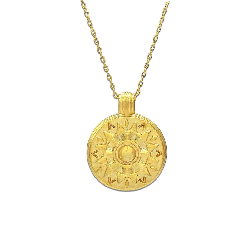 Spirit Of Sun Necklace Gold