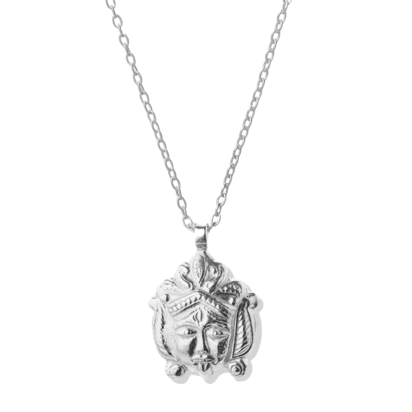 Silver Goddess Of Power Necklace by Goddess Charms