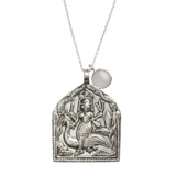 Goddess Charms Creativity Goddess Necklace in Silver