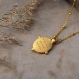 Gold Vermeil Here To Be Necklace By Ananda Soul