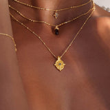 Labradorite Here To Be Necklace with Gold Vermeil by Ananda Soul