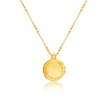 Gold Sun & Moon Coin Necklace handmade by Ananda Soul