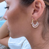 Carmen Hoop Earrings by Azuni