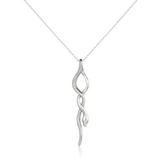 Catori Life Silver Serpent Necklace