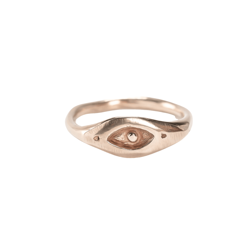 Catori Evil Eye Ring in Bronze