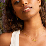 Gold Vermeil Freedom Bird Necklace designed by Goddess Charms