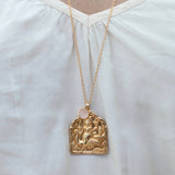 Goddess Charms Creativity Goddess Necklace with Gold Vermeil 