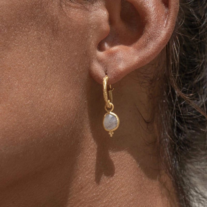 Intuitive Wisdom Huggie Earrings by Ananda Soul