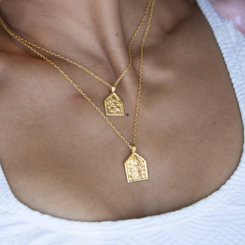 Gold Vermeil Goddess of Magic Necklace by Goddess Charms