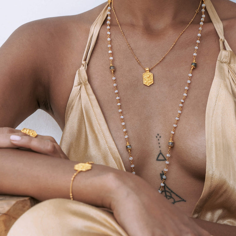 My Inner Truth Gold Necklace designed by Ananda Soul