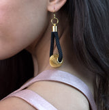 Handmade by Pichulik Curved Ball Earring